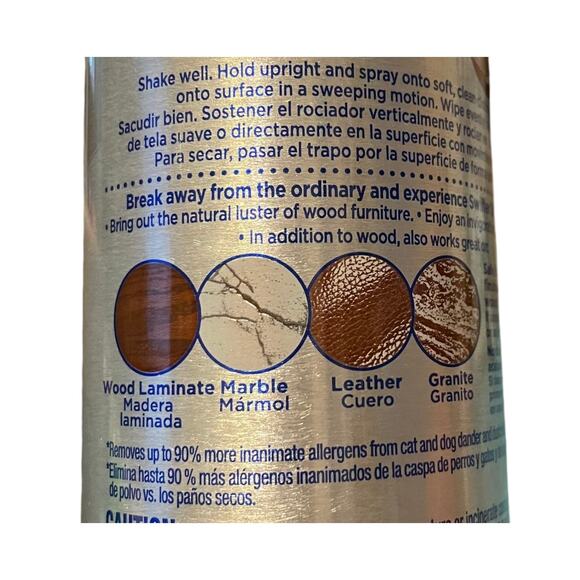 Swiffer Dust & Shine Furniture Spray Febreze Lavender Vanilla & Comfort NEW - Picture 8 of 9